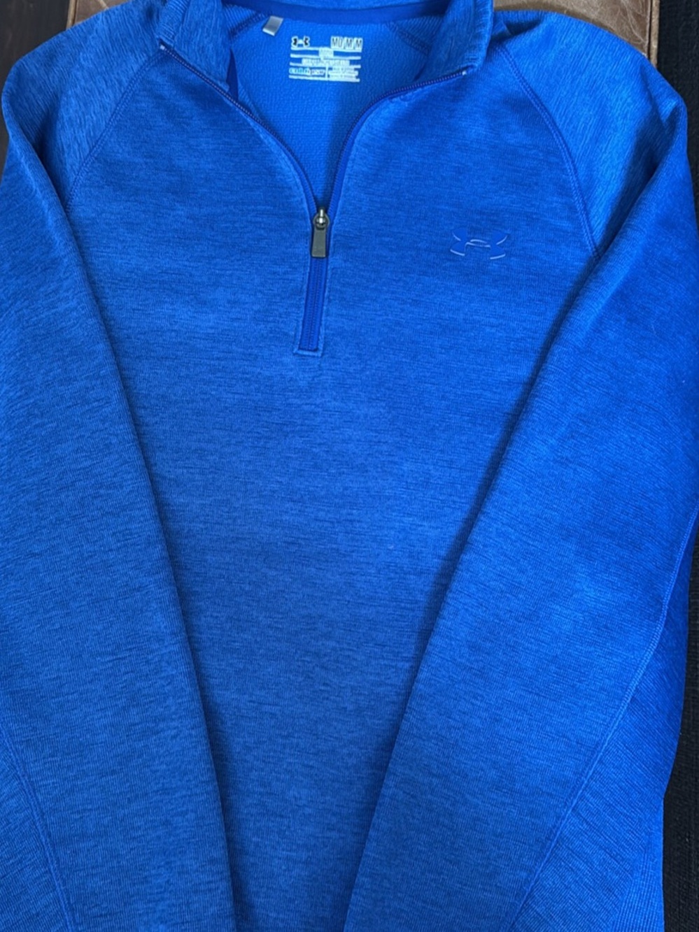 Under Armour Men's Royal Blue 1/2 Zip Performance Pullover